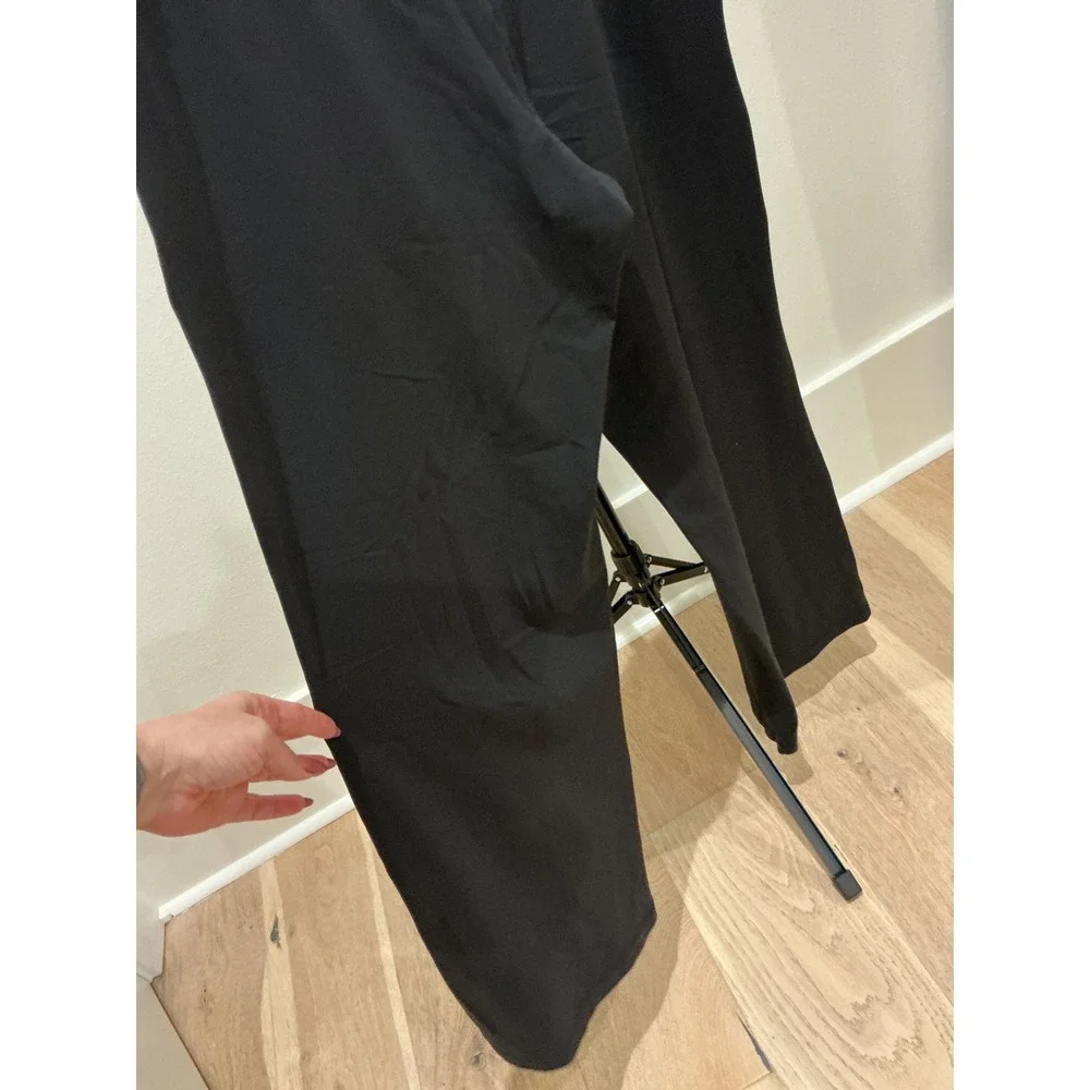 Lululemon Align Wide Leg Pants Black Nulu High Rise Yoga Trousers Size 14